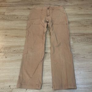 TOAD&CO Mens 33x32 Tan Cargo Pants Utility Style Casual Workwear